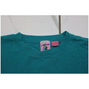 Vintage Moon's Surf Shop color block single stich T Shirt Size large